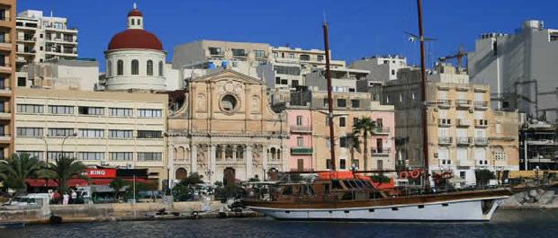 Sliema, Ville de villégiature à Malte