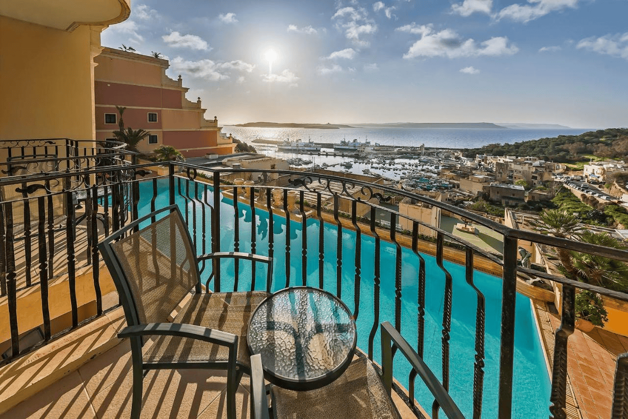 Vue d'hôtel à Gozo